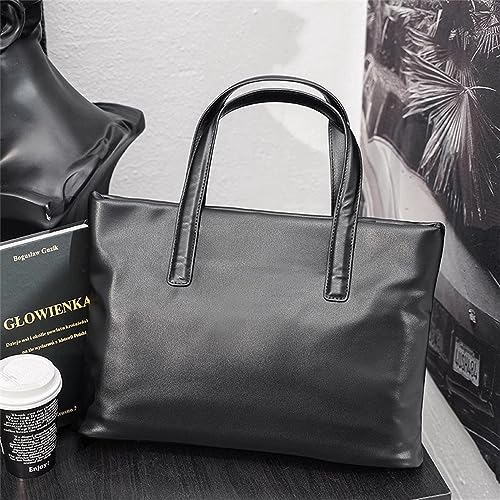 Men's Handbag Briefcase Casual Document Bag for Carrying Paper Files4