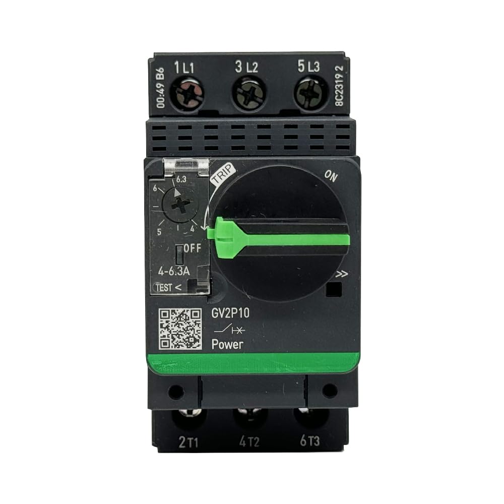 New Motor Circuit Breaker GV2P10 4-6.3A Manual Motor Starter with Rotary knob