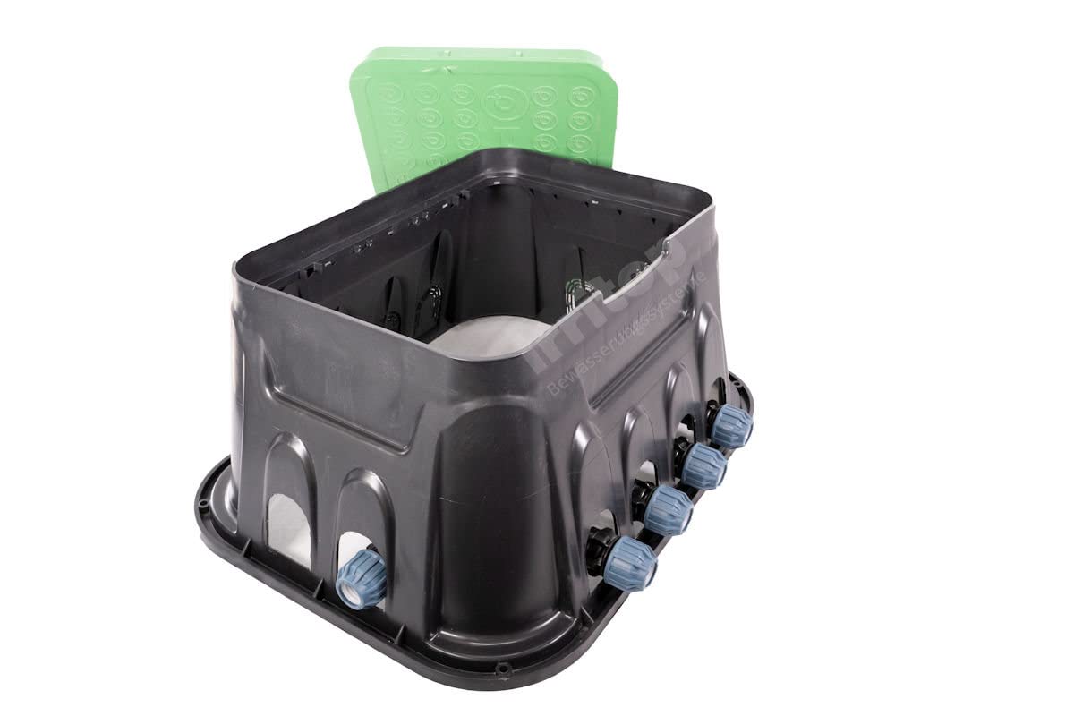 Hunter PGV 101 - Caja de válvulas (4 unidades, para tubo de polietileno de 25 mm de diámetro, montable)
