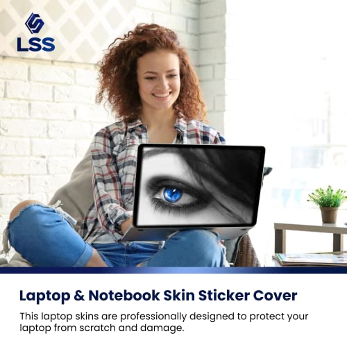 Image of LSS 15 15.6 inch Laptop Notebook Skin Sticker Cover Art Decal Fits 13.3 inch 14 inch 15.6 inch 16 inch HP Dell Lenovo Apple Asus Acer Compaq (Free 2 Wrist Pad Included) Blue Eye