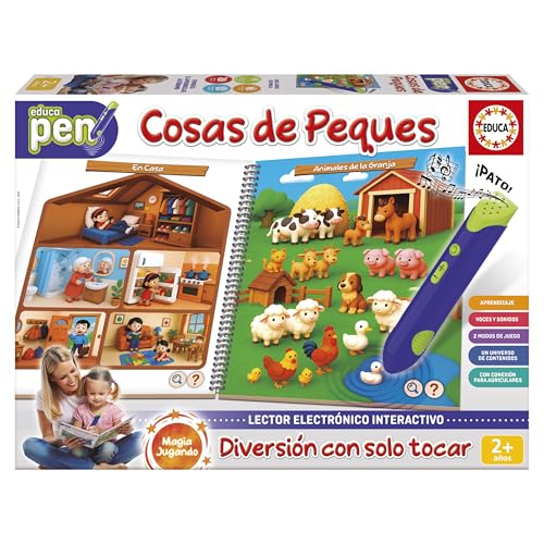 Educa - Educapen Una Vuelta por el Mundo | Juego Educativo para niños +7 años | Cuaderno con Preguntas y Lector electrónico | Niños 7 8 9 años (20323)