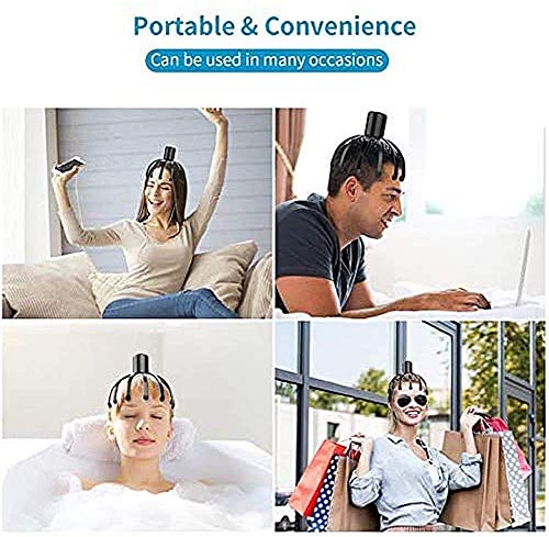 Massager électrique de cuir chevelu MU rechargeable USB à 2 modes - 4
