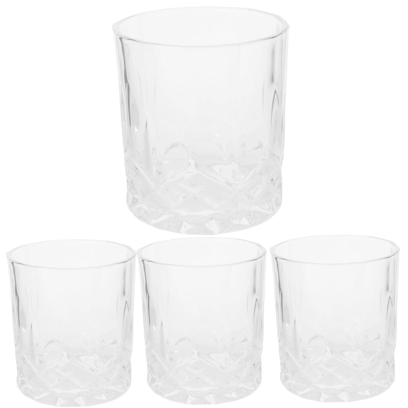 Ciieeo 5 Sätze Whiskyglas Kaffeetassen Mit Deckel Trinkbrille Barbrille Martini Bechergläser Trinkgläser Klein Weißweingläser Bruchsichere Trinkgläser Cocktail Transparent 4 Stücke * 5