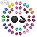 Produktbild Mini Haarspangen - 40 Stück Mini haarklammer Bunte Blumen Mini Haarspangen Mini Haar Clips Claw Haar Greifer Hairpin Haar Zubehör für Frauen und Mädchen