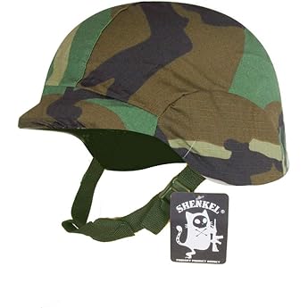 SHENKEL US Army SWAT Tactical Helmet with Camouflage Cover! Woodland M88 US Military Survival Game Survival Game