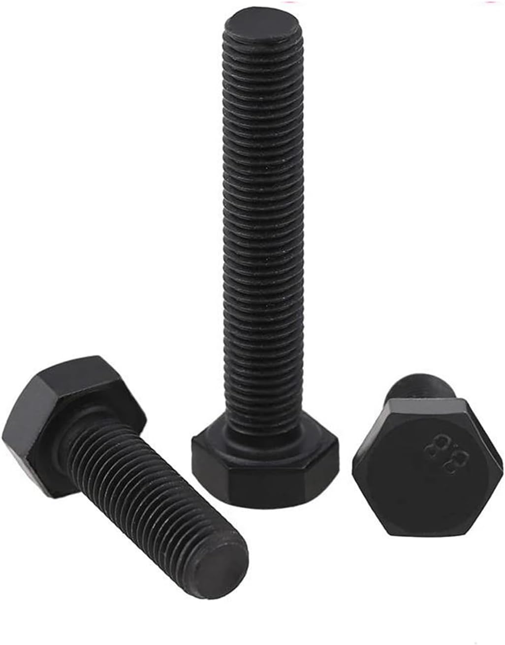 Premium Screws M8 M10 M12 Fine Teeth External Hexagon Screw s Pitch 1.0/1.25/1.5Mm M8x1-2pcs 45mm(M10x1.25 1pcs,50mm)