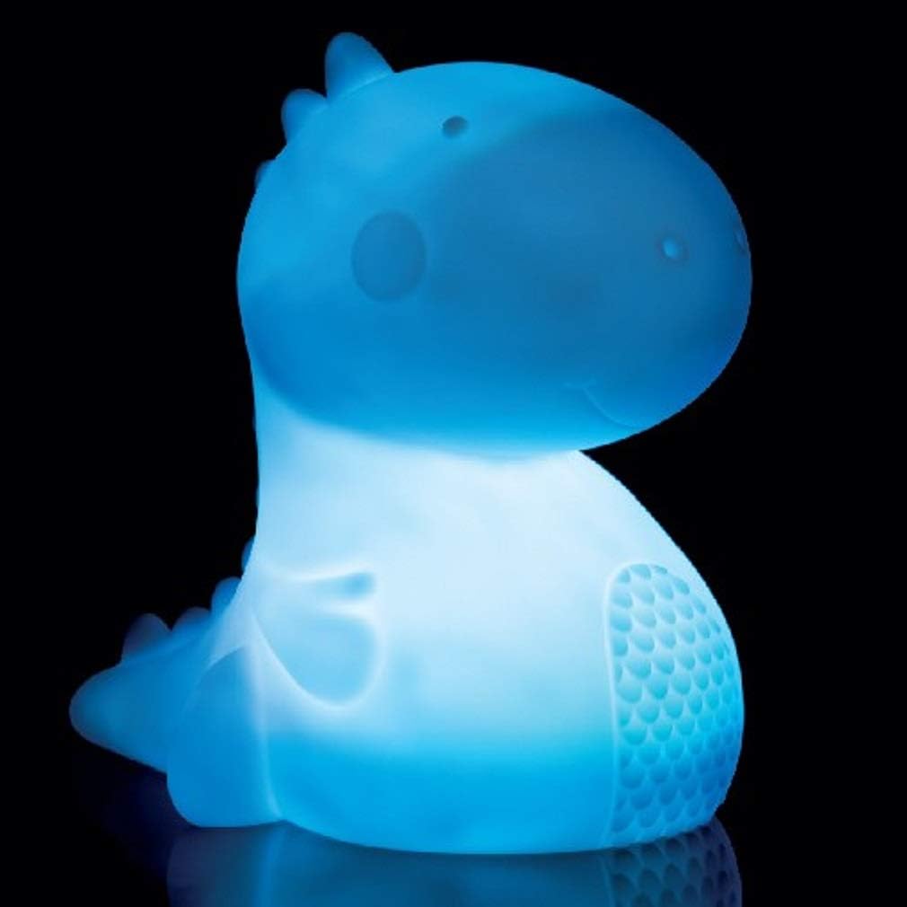 iscream Fizz Creations Giant 10.5" Dinosaur Mood Light Muli-Colored LED Accent and Night Light