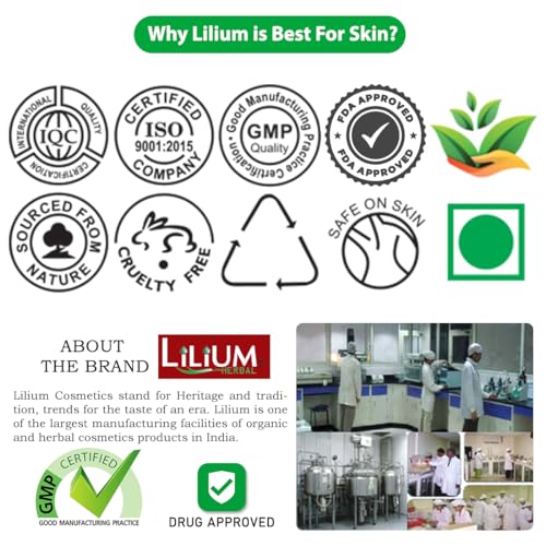 Image of Lilium Herbal Gold Face Scrub 900ml, Anti-Wrinkle, Re-Hydrating, Fairer Glow, Radiant Complexion, Leaves Skin Fresh & Glowing, Anti-Aging, Unclogged Pores, Brighter Complexion, All Skin Types