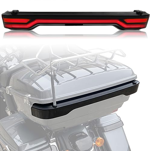 VEISUTOR Smoke King Tour Pack Pak LED Brake Turn Tail Lamp Kit for 2014-2022 Harley Touring Road Glide Street Glide Electra Glide Tail Light Accessories (Replace #67800368)