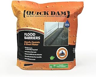 Quick Dam QD617-1 Flood Barriers, 1 Pack, Black