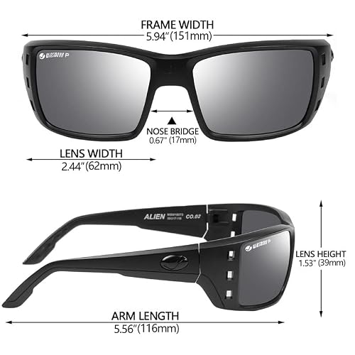 Wiesmann Polarized Sports Sunglasses For Men Women Classic Cycling Driving Fishing Sunglasses Men Square Sun Glasses 100% Uv Protection 18073（Black Gray） #TOP3