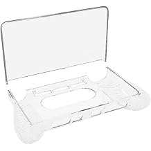Transparent TPU Case for Ayn Thor Handheld, Shockproof Scratch Resistant Protective Cover with Precise Cutouts White