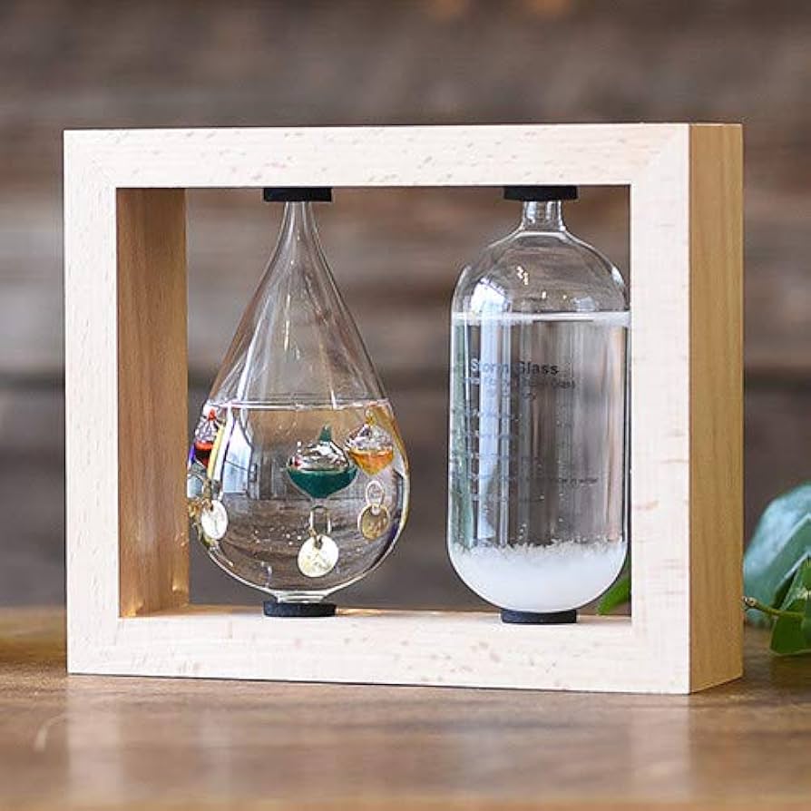 西ドイツ　温湿度計　気圧計　置物　インテリア　工芸品　美術品 西ドイツ 温湿度計 気圧計 置物 インテリア 工芸品 美術品