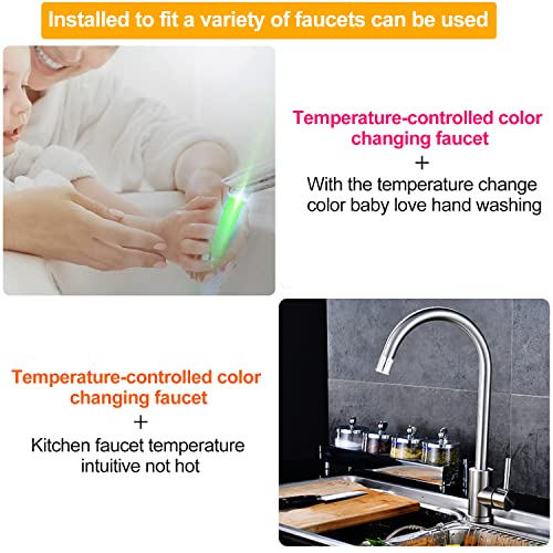 LED Wasserhahn Mit Farbwechsel - Temperaturanzeige Für Küche & Bad