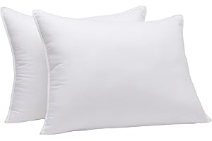 Amazon Basics 20 x 36-inch Down-Alternative Pillows (2-Pack)