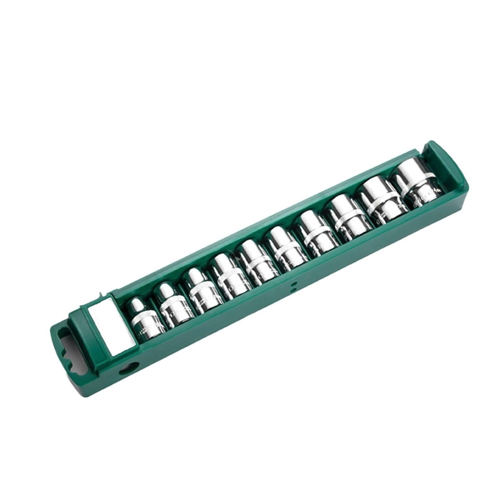 Punte Per Dadi 6/9/10 pezzi Set di chiavi a bussola esagonali 1/4 3/8 1/2 Chiave a bussola lunga corta Chiave a bussola profonda Chiave a cricchetto con supporto Per Cacciavite Elettrico(Short 10pcs 1