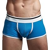 XUBA Mens Underwear Low Rise Sexy Trunk Boxer Brief Gray