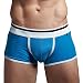 XUBA Mens Underwear Low Rise Sexy Trunk Boxer Brief Gray