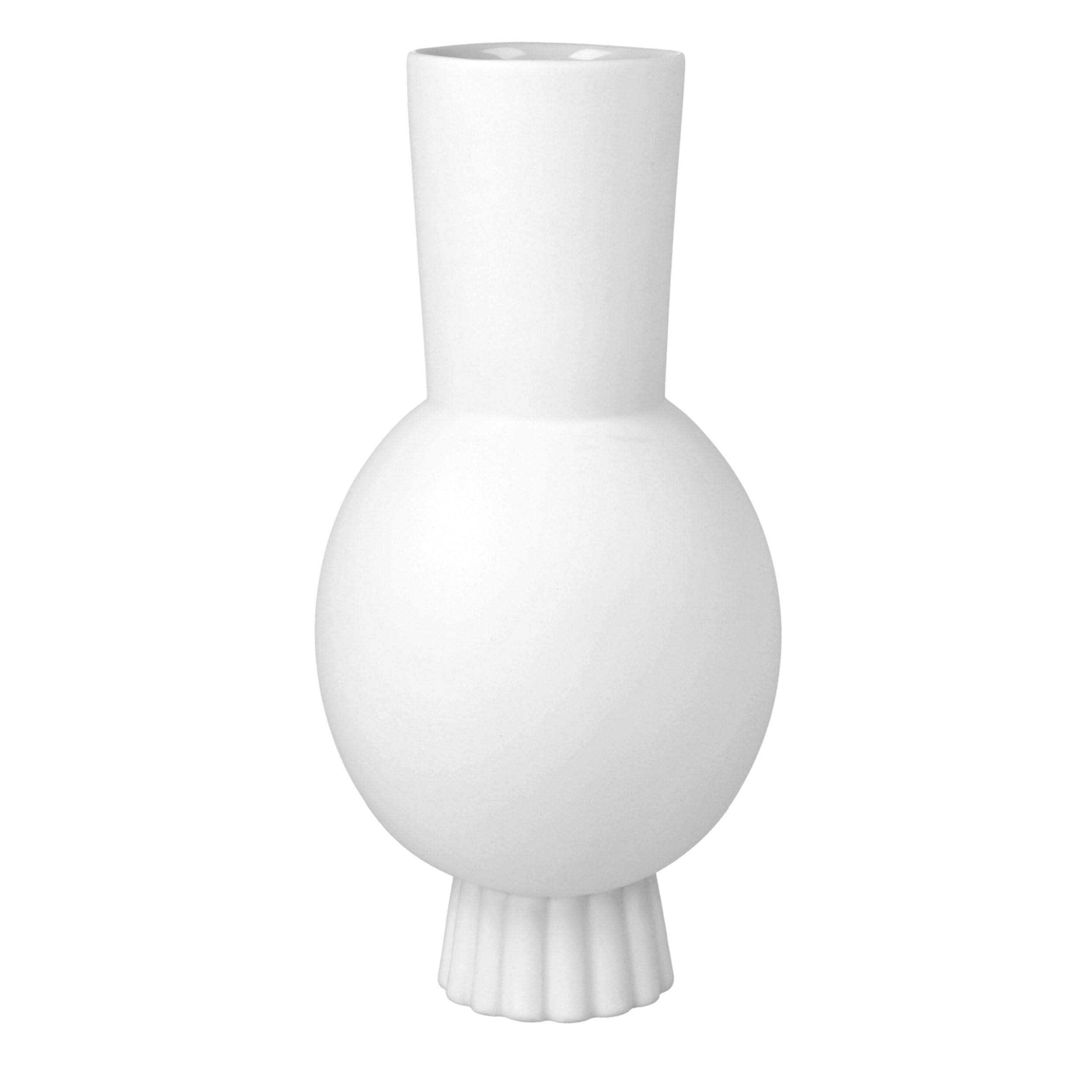 Vase en porcelaine Goebel blanc pour sublimer votre salon moderne