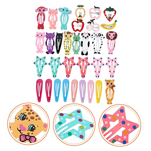 Barrettes animaux colorées pour épingles à cheveux mignonnes et accessoires de mode enfant - 5