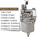FE290 Carburetor Kit Compatible for kawasaki 1998-UP Gas Golf Cart Club Car DS & Precedent Turf Carryall FE290 Engines Carb 101905601 1016478 1016438 1016440 1016439 1016430 1016441