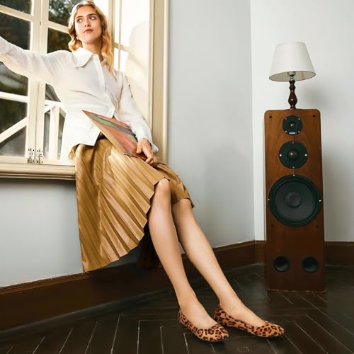 Image of Hash Bubbie Women's Flats Shoes Ballet Flats Dress Shoes Comfortable PU Leather Slip on Shoes for Women