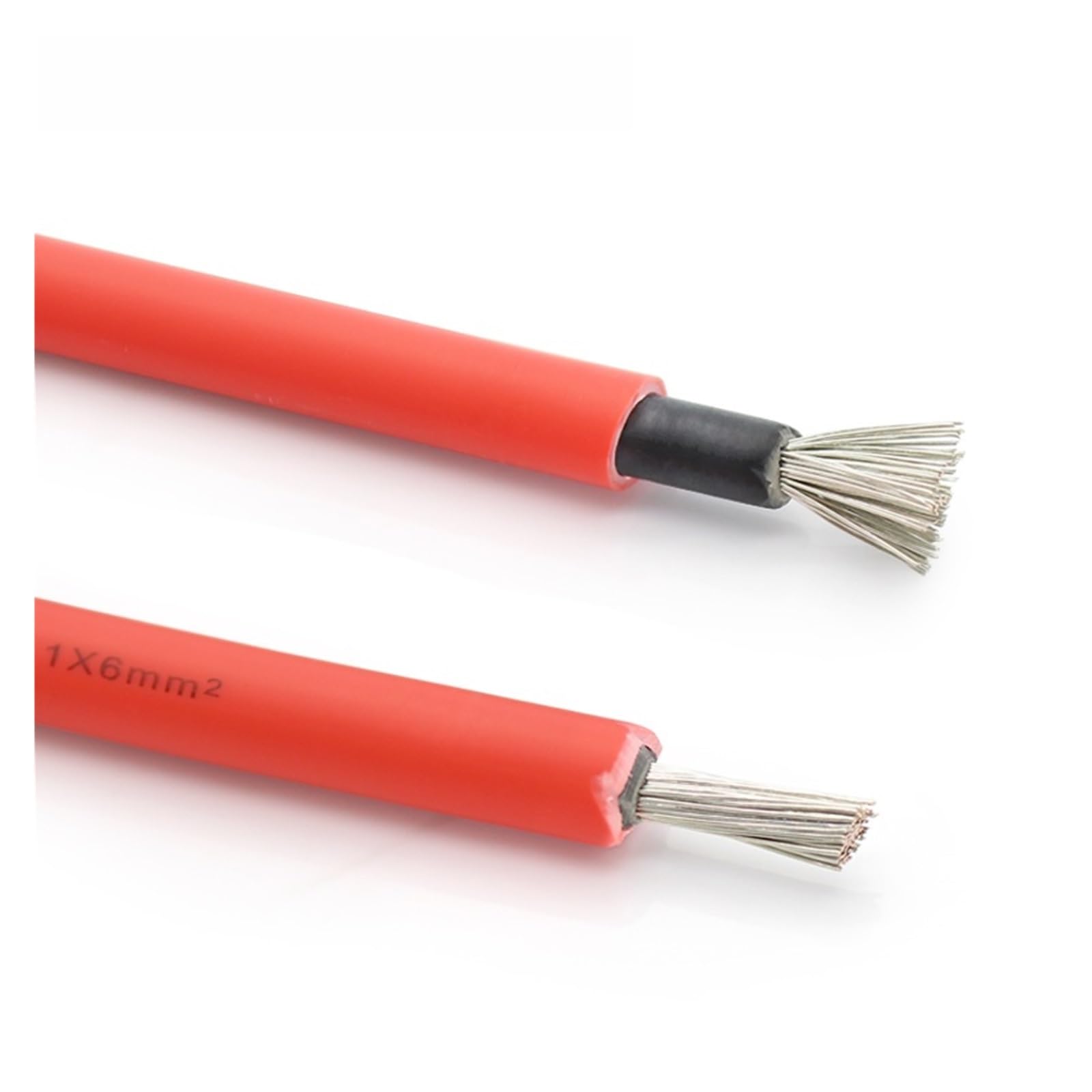 Kabel, Przewód solarny PV z łącznikiem solarnym, zestaw 2 szt., wielokolorowy, różne rozmiary(4mm2 5M)