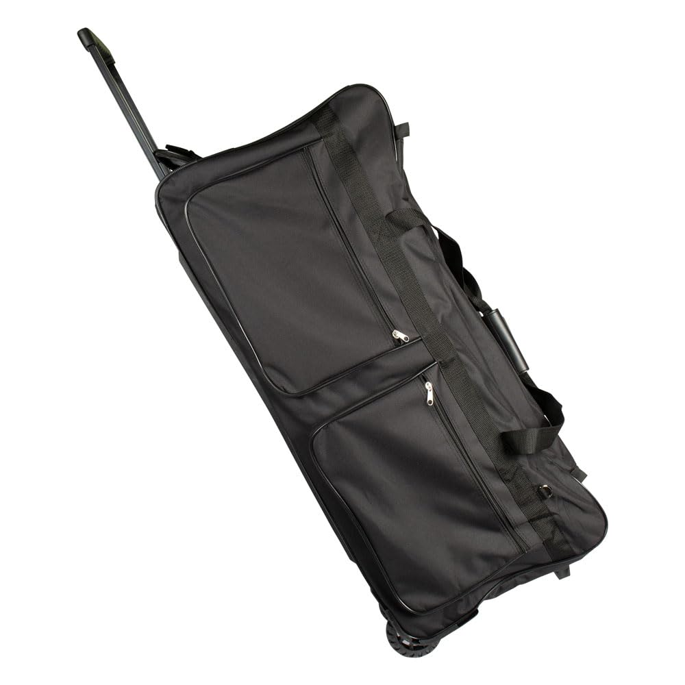 XXXL torba na kółkach 182 l, z 3 rolkami, czarna, walizka podróżna na kółkach, czarny, 88x 45x 46, torba podróżna