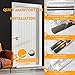 MAXTID Under Door Draft Stopper Cold Air Blocker - Large Doors Seal Gap Bottom of Doors 36