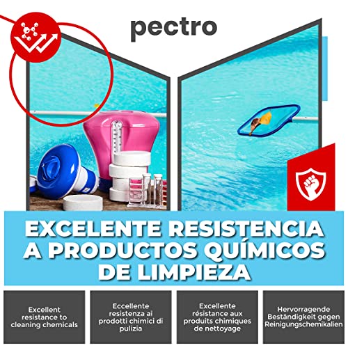 Miniatura 3 de Pectro Pintura Al Agua Azul Océano 4l 5,7 Kg - Para Piscinas De Cemento, Fibra Y Poliéster