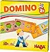 Produktbild HABA 303764 - HABA-Lieblingsspiele  Domino Baustelle | Dominospiel mit 15 Dominosteinen aus Pappe | Bunte Baustellenmotive zum Benennen und Kombinieren | Spielzeug ab 2 Jahren