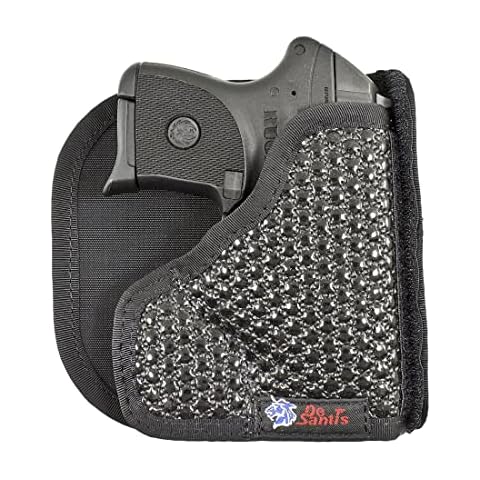 DeSantis Superfly Pocket Holster - Conceal Carry, Pocket Gun Holster, Discreet Holster for Pistols, Gun Pocket Holster, Fits the SIG P365, P365 SAS, P365 w/ Safety, P365 XL - Rubberized Fabric, Black Cover
