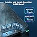 G-STORY Gaming Laptop Cooling Pad, Laptop Cooler with 10 Powerful Turbo Fans for 12-18 Inch Computer Notebook, 1 USB Port, 8 Height Adjustable Cooling Fan Stand