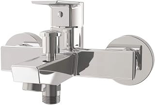 Galindo - Grifo de Bañera y Ducha - Aroha - Mod. 4613500 - Cromo - Monomando Instalación en Pared - Caudal 20 l/min - Latón Cromado - Maneta Corta