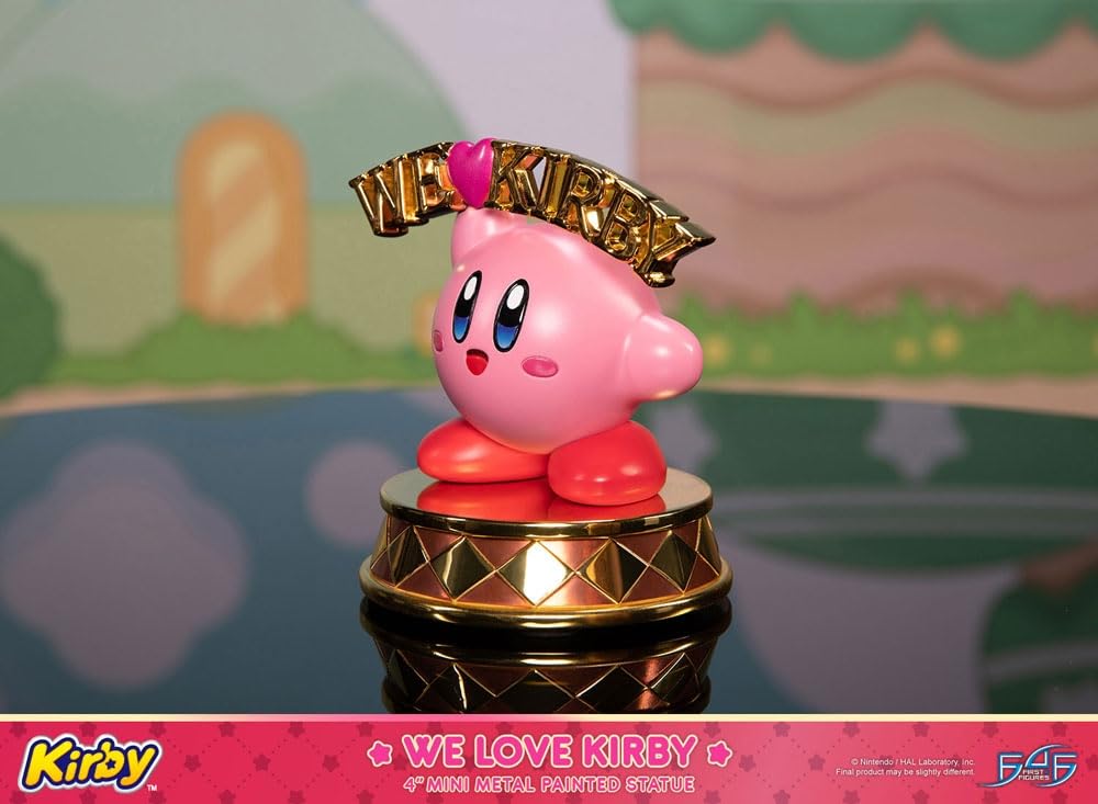 Amazon.com: First 4 Figures Kirby DieCast We Love Kirby Statue