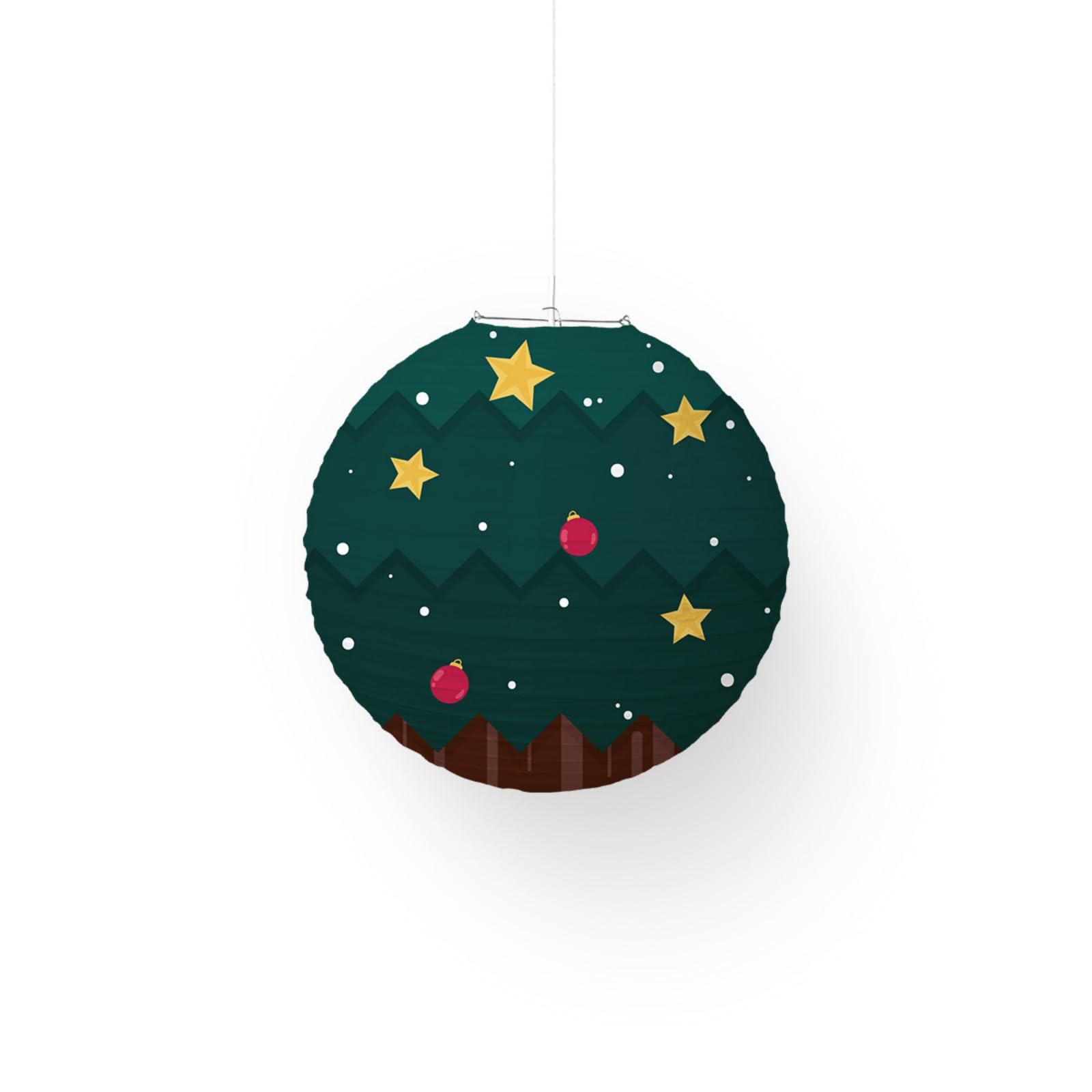 Portable Christmas Cartoon Lamps Home Decors Quick Setups School Event Retail Displays Sturdy 0.5mm Paper Construction Easy Assemble Christmas Ornament