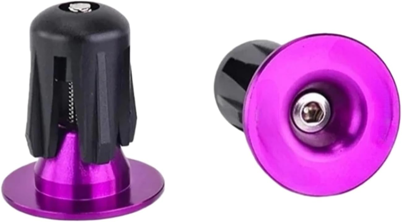 Motorcycle Handlebar End Plug 1 Pair Handlebar End Plugs Aluminum Alloy Bar End Cap Motorcycle Accessories Lock Handle Cover.