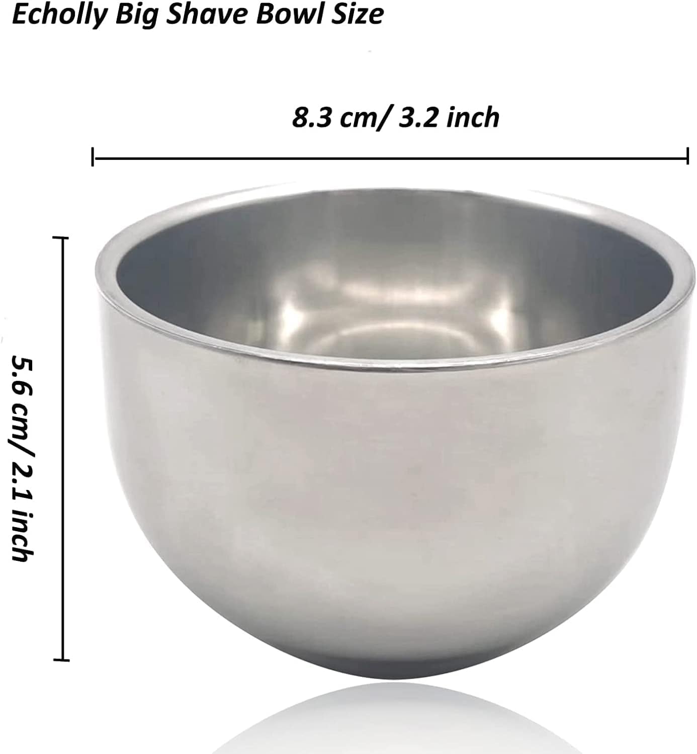 Set di pennelli da barba 4 in 1 di alta qualità, da uomo, include pennello da barba, sapone per crema da barba, ciotola in acciaio inox e supporto di sicurezza per rasatura da uomo, set regalo (nero)