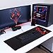 Gaming Mouse Pad,Large Extended Non-Slip Mousepad with Rubber Base and Stitched Edges,Smooth Surface Waterproof Speed Gamer Mouse Mat for Gaming, Macbook, PC, Laptop, Desk 31.5 X 11.8 Inch(Red) Gaming Mouse Pad,Large Extended Non-Slip Mousepad with Rubber Base and Stitched Edges,Smooth Surface Waterproof Speed Gamer Mouse Mat for Gaming, Macbook, PC, Laptop, Desk 31.5 X 11.8 Inch(Red)