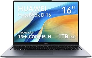 Huawei Laptop MateBook D16 16” FHD+ | Intel Core i5-13420H | 16GB RAM | 1TB SSD | Cuerpo de Metal | Windows 11 Pro | Teclado Español Garantía en México.