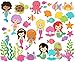 Mermaid Friends Ocean Life Flannel/ Felt Board Figures Story Kids Preschool Fun (Figures Only no Background)