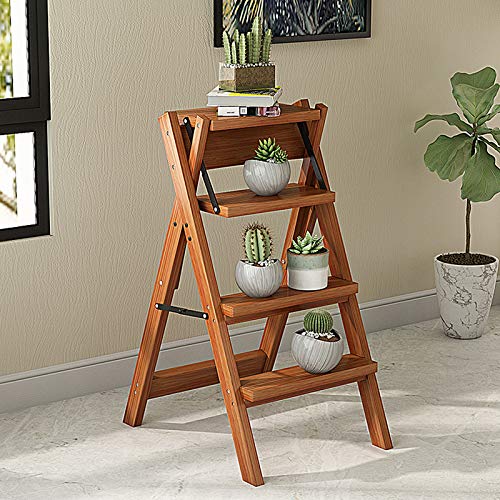 Chaise à escabeau pliante 4 étapes pour rangement maison