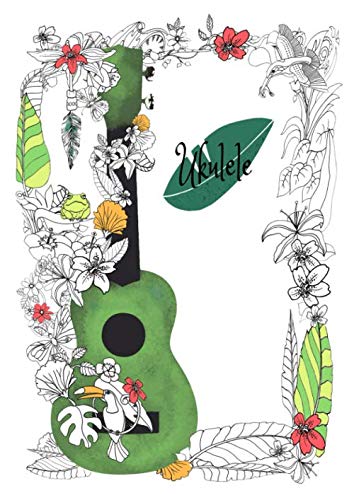 UKULELE journal A4 blank Tabs and chords