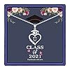 M-MOOHAM-Graduation-Gifts-for-Her-2021-14K-White-Gold-Plated-CZ-Graduation-Cap-Necklaces-Heart-Pendant-Initial-Necklaces-for-Women-Girls-College-Graduation-Gifts-for-Her-High-School M MOOHAM Graduation Gifts for Her 2023, 14K White Gold Plated Graduation Cap Necklaces 2023 Graduation Gifts Initial Necklaces for Girls Graduation Gifts for Her(U