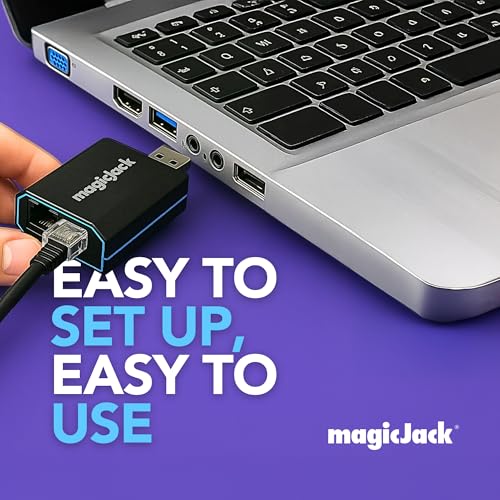 image for magicJack VOIP Phone Adapter - Unlimited Calls to US & Canada, No Mont