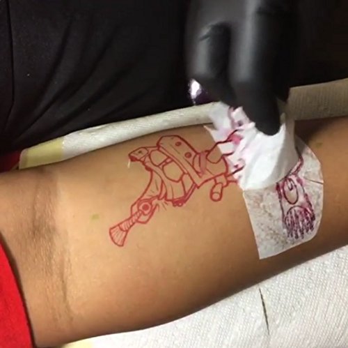 S8 Red Tattooing Gel 50X Individual Packs #TOP5