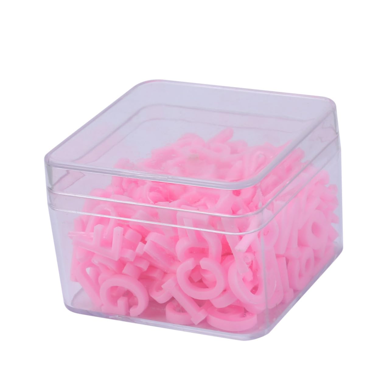 NUOBESTY 2 Sets Lernspielzeug Für Jungen Und Mädchen 26 Alphabet-harzperlen Perlenspielzeug Buchstabenperlen Zur Armbandherstellung Acrylfigur- -set 200 Stück * 2