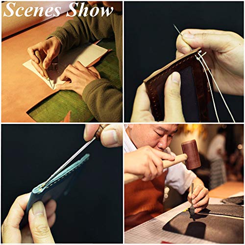 20Pcs / Set Craft in pelle cucito a mano Cucitura