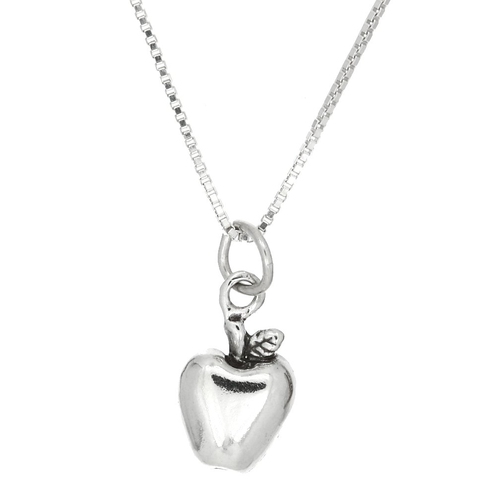 Amazon.com: LGU Sterling Silver Oxidized One Sided Fruit of