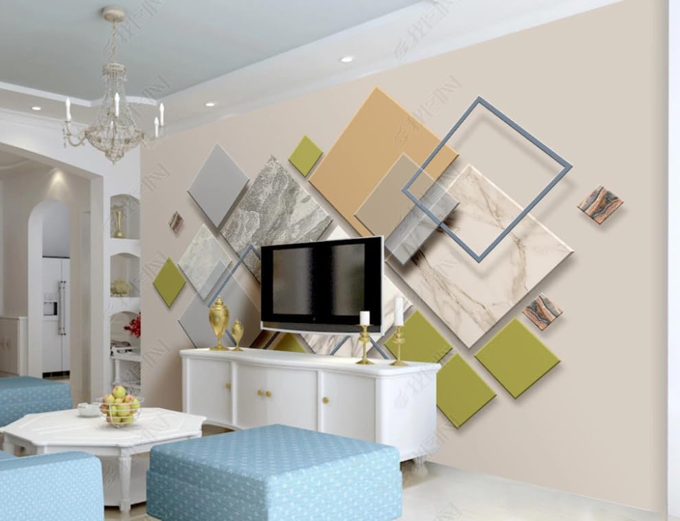 Artposter géant mural géométrique pour décorer une chambre spacieuse ou un restaurant